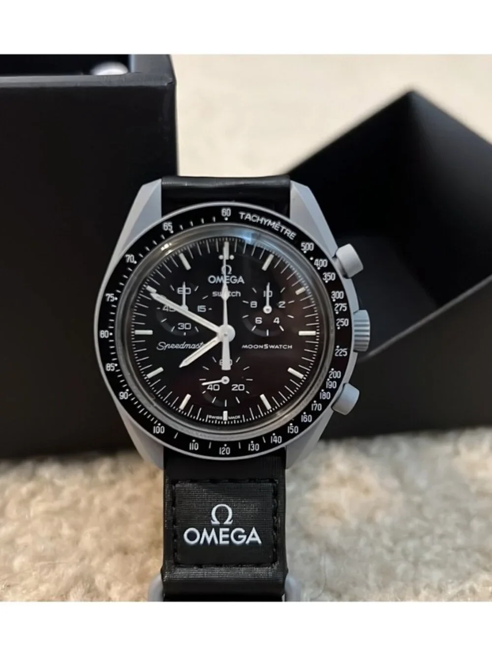 Omega x Swatch Mission to the Moon Bioceramic Moonwatch Brand New